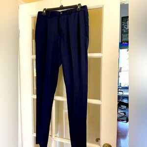 Apt 9 Navy Blue Easy Care Slim Fit Men’s Dress Pants